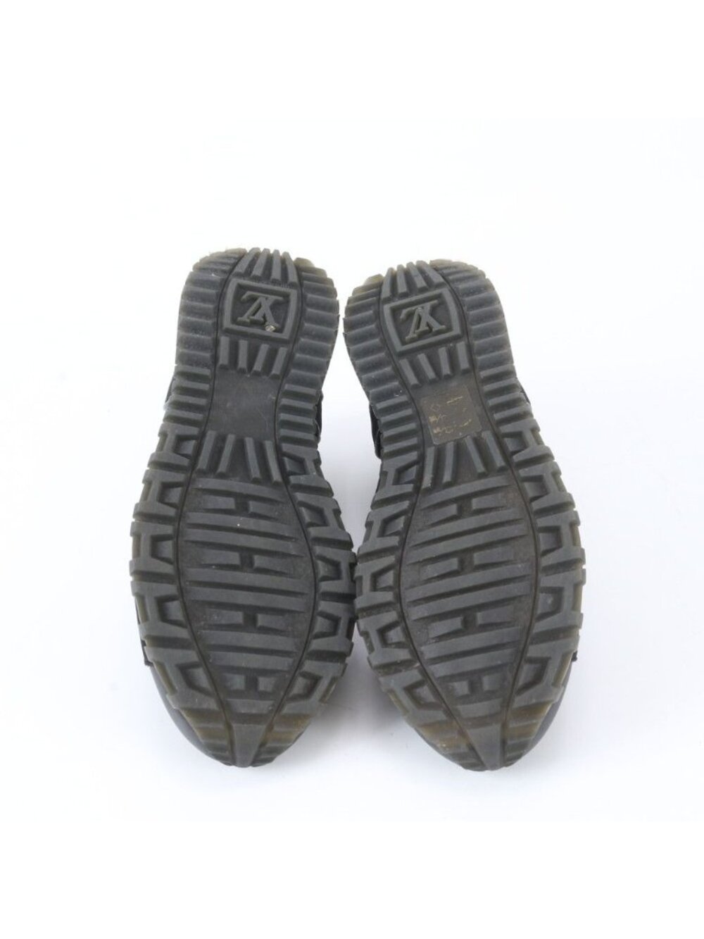 Louis Vuitton Run Away Line 37 Low Cut Sneakers Leather Black - Picture 5 of 7